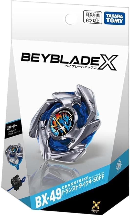 Beyblade X BX-49 ドランストライク4-50FF、ベイコード付属、正規品